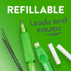 Paper Mate Profile Mechanical Pencils, 0.7 mm, HB #2 Lead, Assorted Barrel Colors, Pack Of 4 Pencils