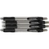 Paper Mate® Profile™ Retractable Ballpoint Pens, Bold Point, 1.4 mm, Translucent Barrel, Black Ink, Pack Of 4 Pens