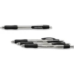 Paper Mate® Profile™ Retractable Ballpoint Pens, Bold Point, 1.4 mm, Translucent Barrel, Black Ink, Pack Of 4 Pens