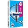 Paper Mate® Retractable Gel Pens, Medium Point, 0.7 mm, Black Barrel, Black Ink, Pack Of 12