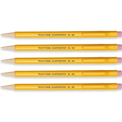 Paper Mate® SharpWriter® Mechanical Pencils, 0.7 mm, Yellow Barrel, Pack Of 5 Pencils