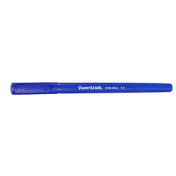 Paper Mate® Write Bros. Ballpoint Stick Pens, Medium Point, 1.0 mm, Blue Barrel, Blue Ink, Pack Of 60