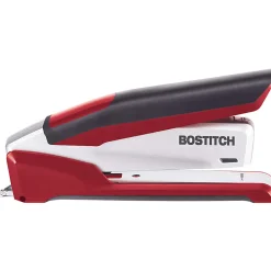 PaperPro InPower™ Premium Desktop Stapler With Antimicrobial Protection, 28-Sheet Capacity, Red