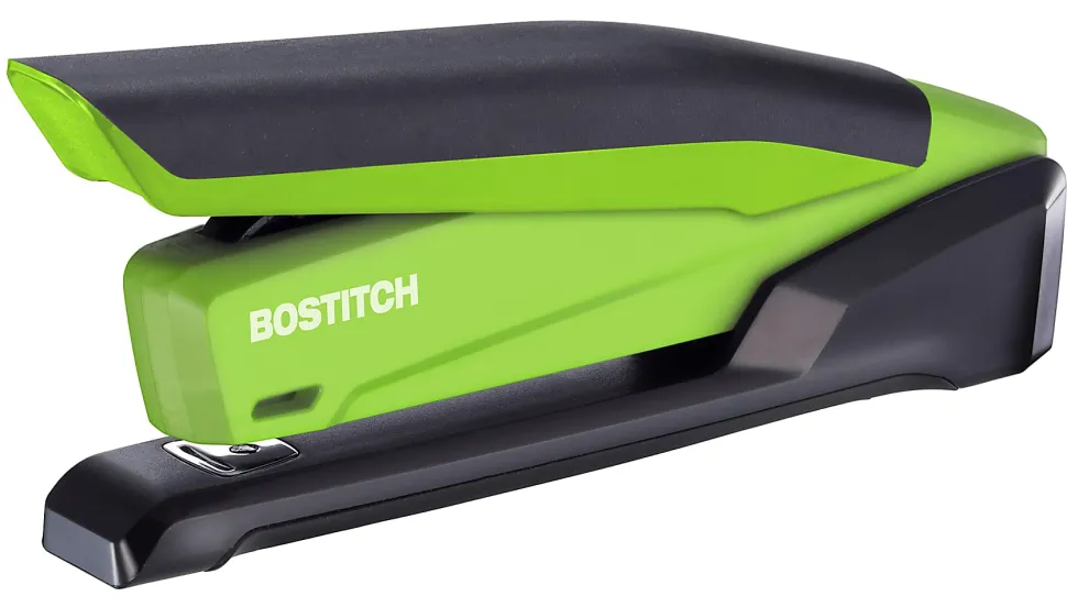 PaperPro InPower™ Spring-Powered Desktop Stapler With Antimicrobial Protection, 20-Sheet Capacity, Green