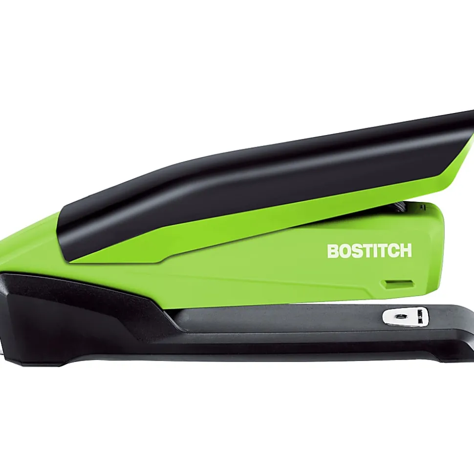 PaperPro InPower™ Spring-Powered Desktop Stapler With Antimicrobial Protection, 20-Sheet Capacity, Green