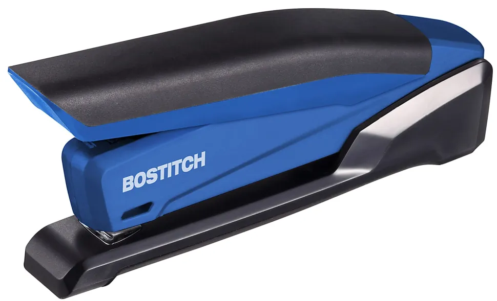 PaperPro InPower™ Spring-Powered Desktop Stapler, 20-Sheet Capacity, Blue