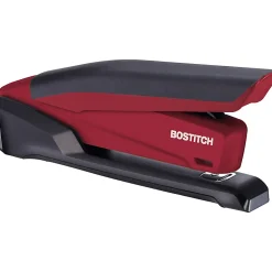 PaperPro InPower™ Spring-Powered Desktop Stapler With Antimicrobial Protection, 20-Sheet Capacity, Red