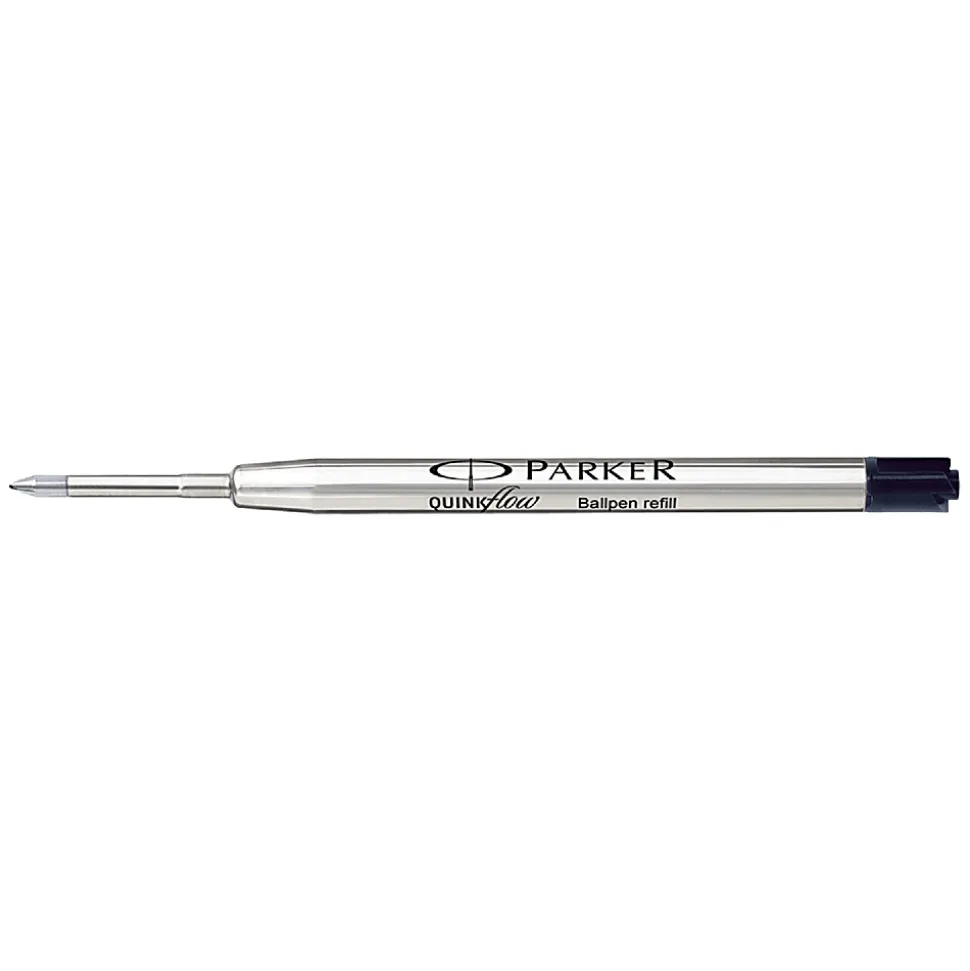 Parker® Ballpoint Pen Refill, Fine Point, 0.7 mm, Black