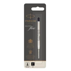 Parker® Ballpoint Pen Refill, Fine Point, 0.7 mm, Black