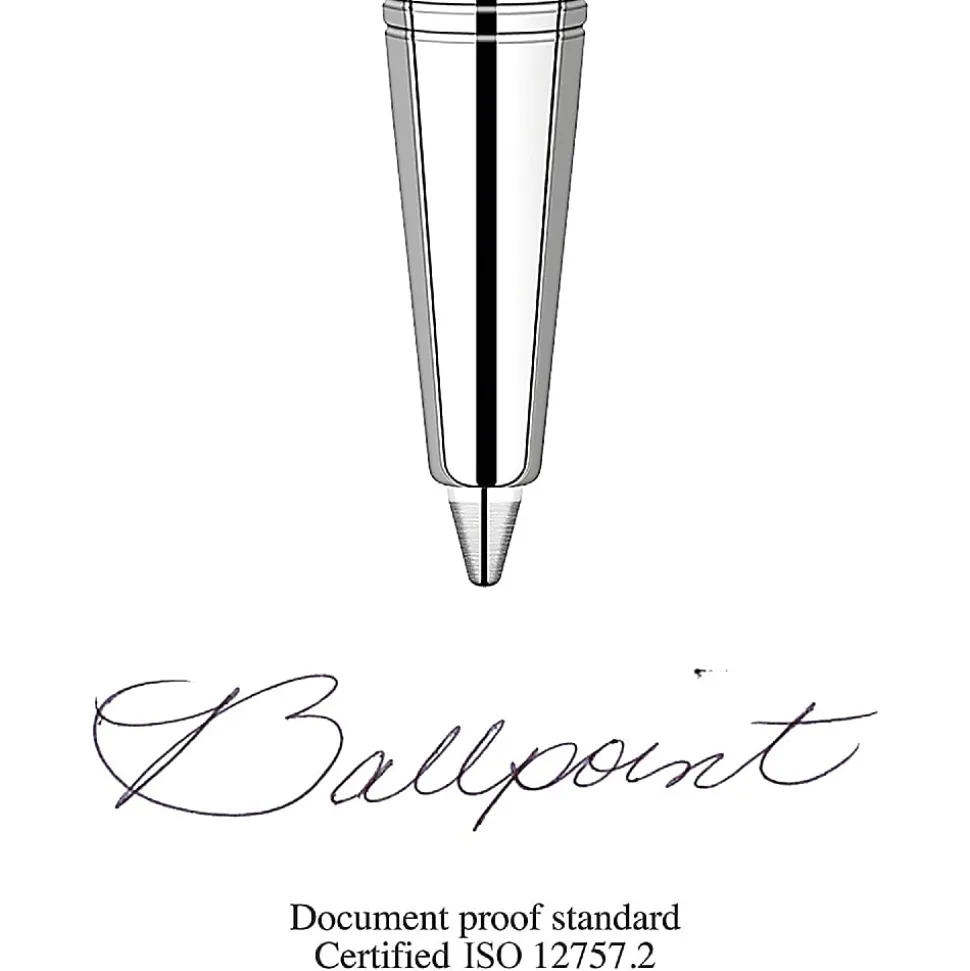 Parker® Ballpoint Pen Refill, Fine Point, 0.7 mm, Black