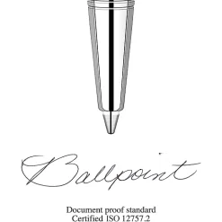ParkerĀ® Ballpoint Pen Refill, Medium Point, 1.0 mm, Black