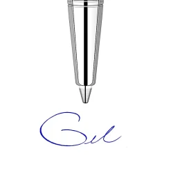 ParkerĀ® Gel-Ink Refills, Medium Point, 0.7 mm, Blue, Pack Of 2 Refills