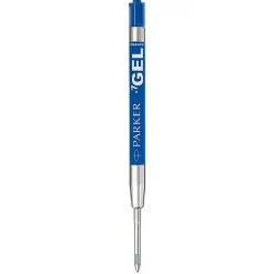 Parker® Gel-Ink Refills, Medium Point, 0.7 mm, Blue, Pack Of 2 Refills