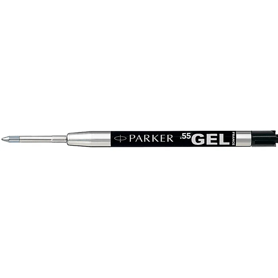 Parker® Gel Pen Refill, Fine Point, 0.5 mm, Black