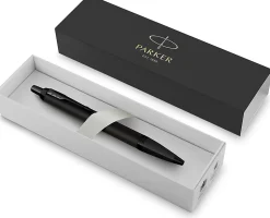ParkerĀ® IM Ballpoint Pen, Medium Point, 0.7 mm, Matte Black Barrel, Blue Ink