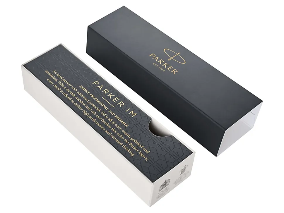 Parker® IM Ballpoint Pen, Medium Point, 0.7 mm, Dark Espresso Barrel, Blue Ink