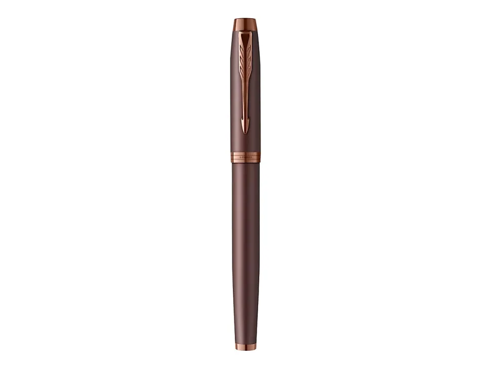 Parker IM Monochrome Fountain Pen, Burgundy Finish and Trims, Medium Point, Blue Ink, Gift Box