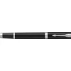 Parker® IM Rollerball Pen, Fine Point, 0.5 mm, Matte Black/Chrome Barrel, Black Ink