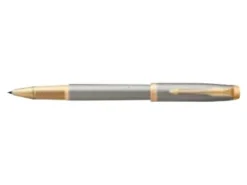 Parker® IM Rollerball Pen, Fine Point, 0.5 mm, Black/Gold Barrel, Black Ink