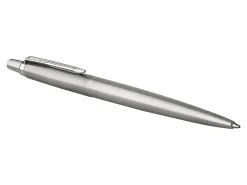 Parker® Jotter™ Ballpoint Pen, Medium Nib, 0.7 mm, Stainless Steel Barrel, Blue Ink
