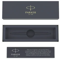 Parker® Jotter™ Ballpoint Pen, Medium Nib, 0.7 mm, Stainless Steel Barrel, Blue Ink