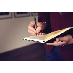 Parker® Jotter™ Ballpoint Pen, Medium Nib, 0.7 mm, Stainless Steel Barrel, Blue Ink