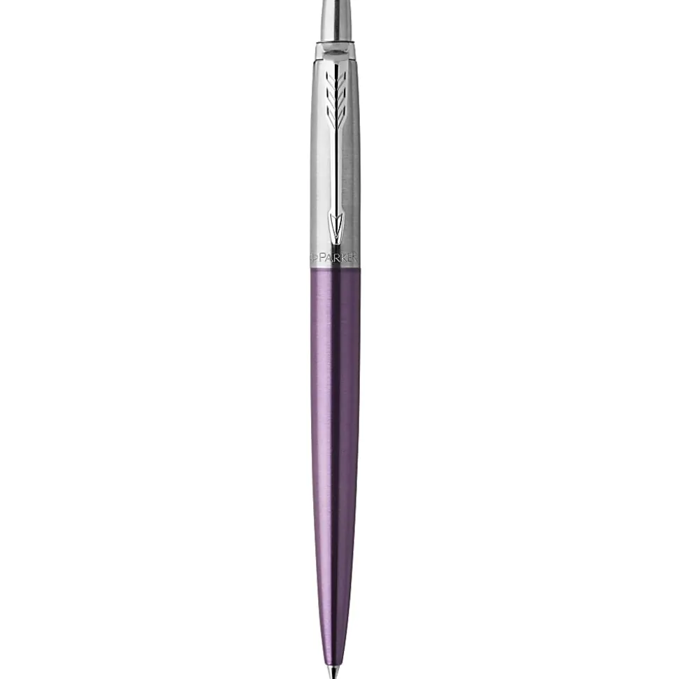 Parker® Jotter Ballpoint Pen, Medium Point, 1.0 mm, Victoria Violet Barrel, Blue Ink