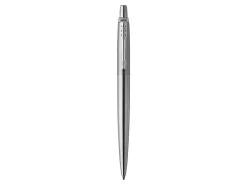 Parker® Jotter™ Ballpoint Pen, Medium Point, 0.7 mm, Stainless Steel Barrel, Blue Ink