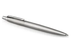 Parker® Jotter™ Ballpoint Pen, Medium Point, 0.7 mm, Stainless Steel Barrel, Blue Ink