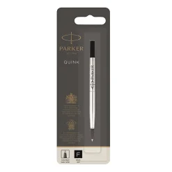 Parker® Rollerball Pen Refill, Medium Point, 0.7 mm, Black, 3021331