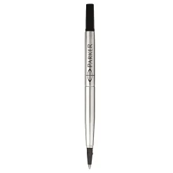 Parker® Rollerball Pen Refill, Medium Point, 0.7 mm, Black, Pack Of 2