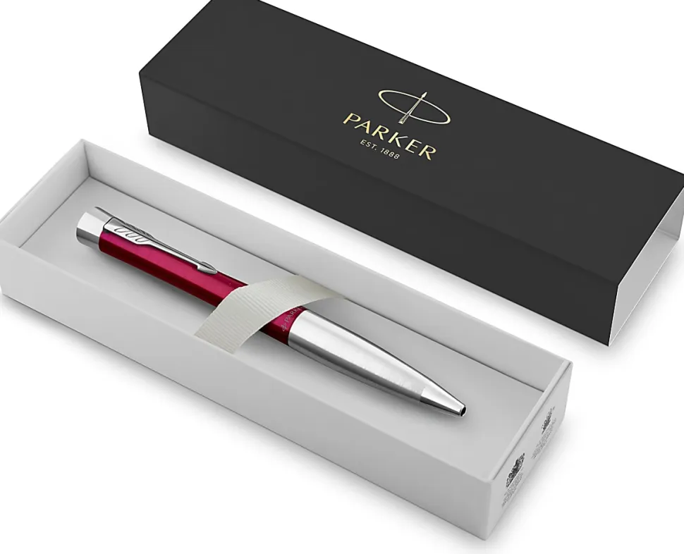 Parker® Urban Ballpoint Pen, Medium Point, 0.7 mm, Vibrant Magenta Barrel, Blue Ink
