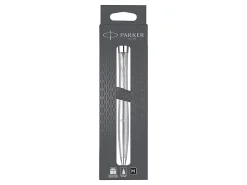 Parker® Urban Twist Ballpoint Pen, 1 mm, Medium Point, Metro Metallic With Chrome Trim, Black Ink