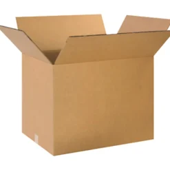 Partners Brand Brand Double Wall Boxes, 24" x 18" x 18", Kraft, Bundle of 10