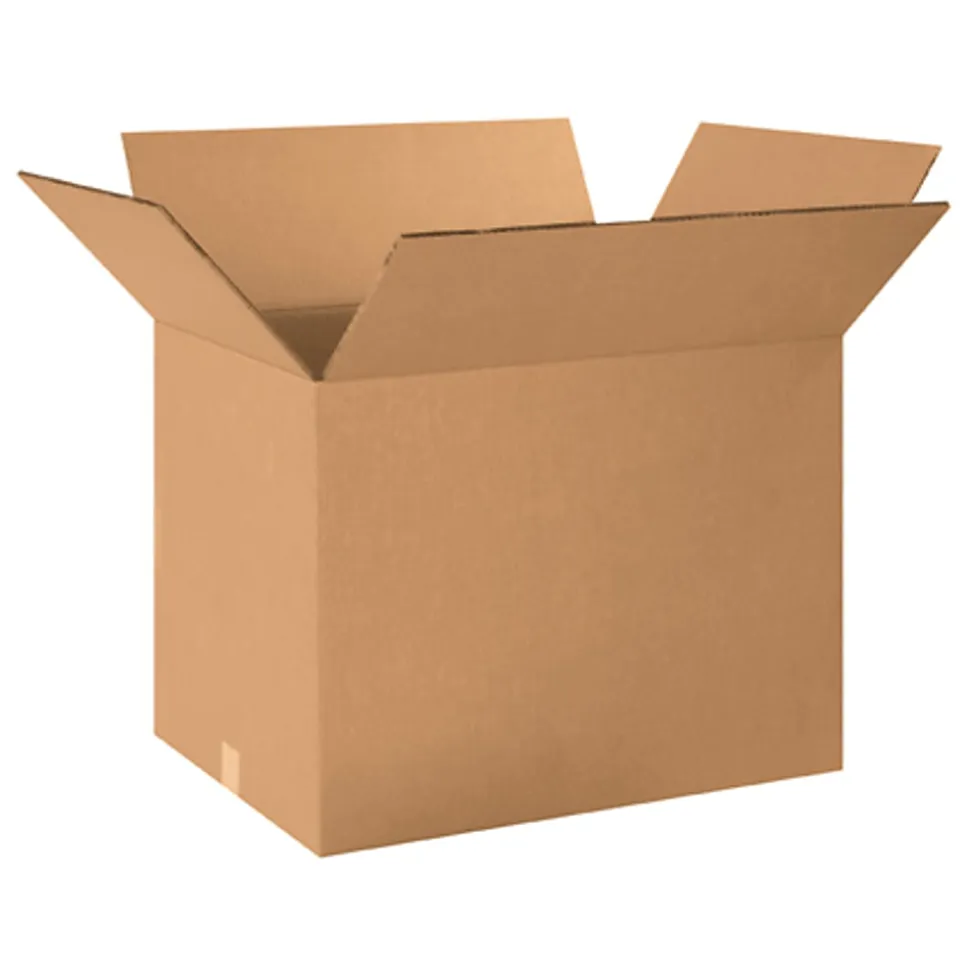 Partners Brand Brand Double Wall Boxes, 24" x 18" x 18", Kraft, Bundle of 10