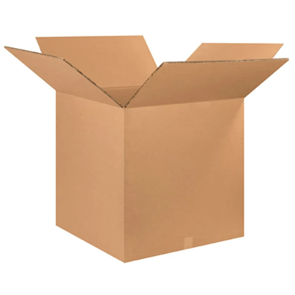 Partners Brand Brand Double Wall Boxes, 26" x 26" x 26", Kraft, Bundle of 5