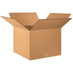 Partners Brand Brand Double Wall Boxes, 24" x 24" x 18", Kraft, Bundle of 10