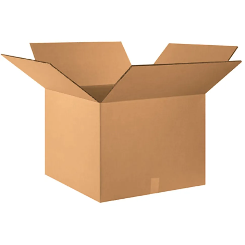 Partners Brand Brand Double Wall Boxes, 24" x 24" x 18", Kraft, Bundle of 10