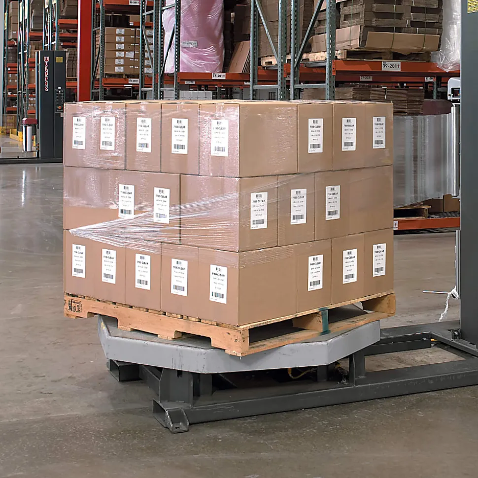 Partners Brand Cast Machine Stretch Film, 60 Gauge, 20" x 7500' Roll