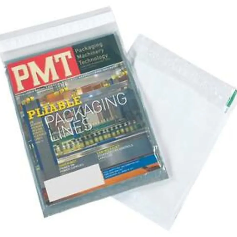 Partners Brand Clear View Poly Mailers, 9" x 12", Pack Of 500
