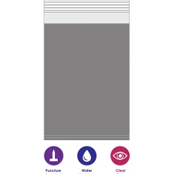 Partners Brand Clear View Poly Mailers, 9