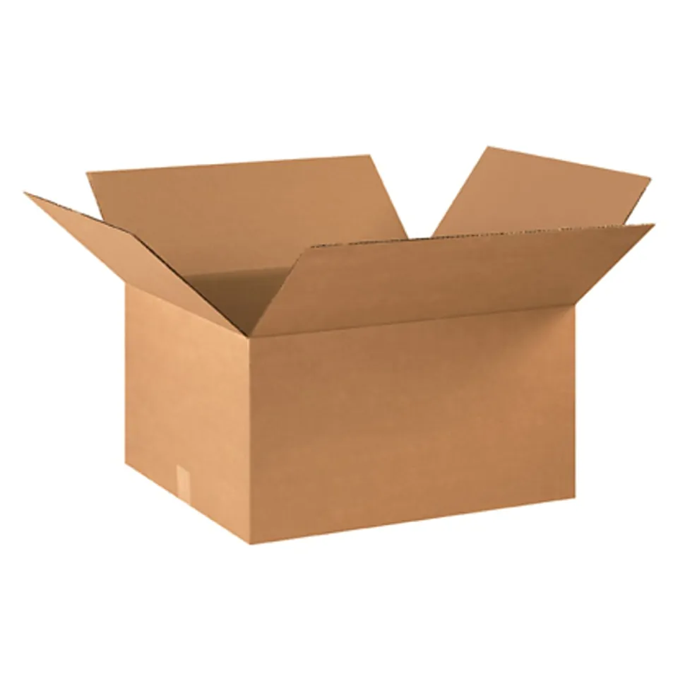 Partners Brand Corrugated Boxes 22" x 18" x 12", Kraft, Bundle of 15