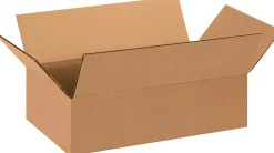 Partners Brand Corrugated Boxes 14" x 8" x 4", Bundle of 25