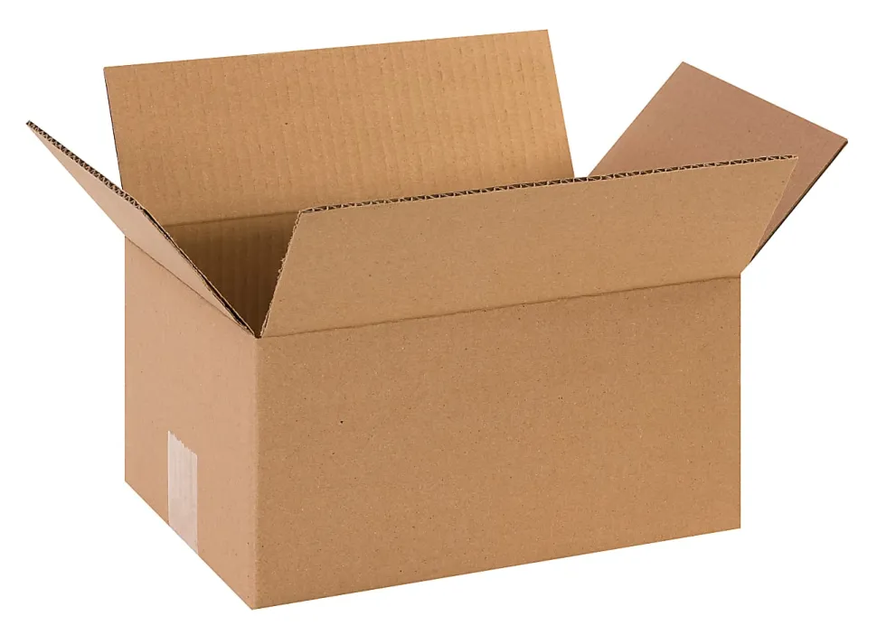 Partners Brand Corrugated Boxes, 12" x 8" x 6", Kraft, Pack Of 25