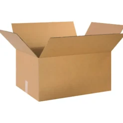 Partners Brand Corrugated Boxes, 24" x 18" x 12", Kraft, Pack Of 10