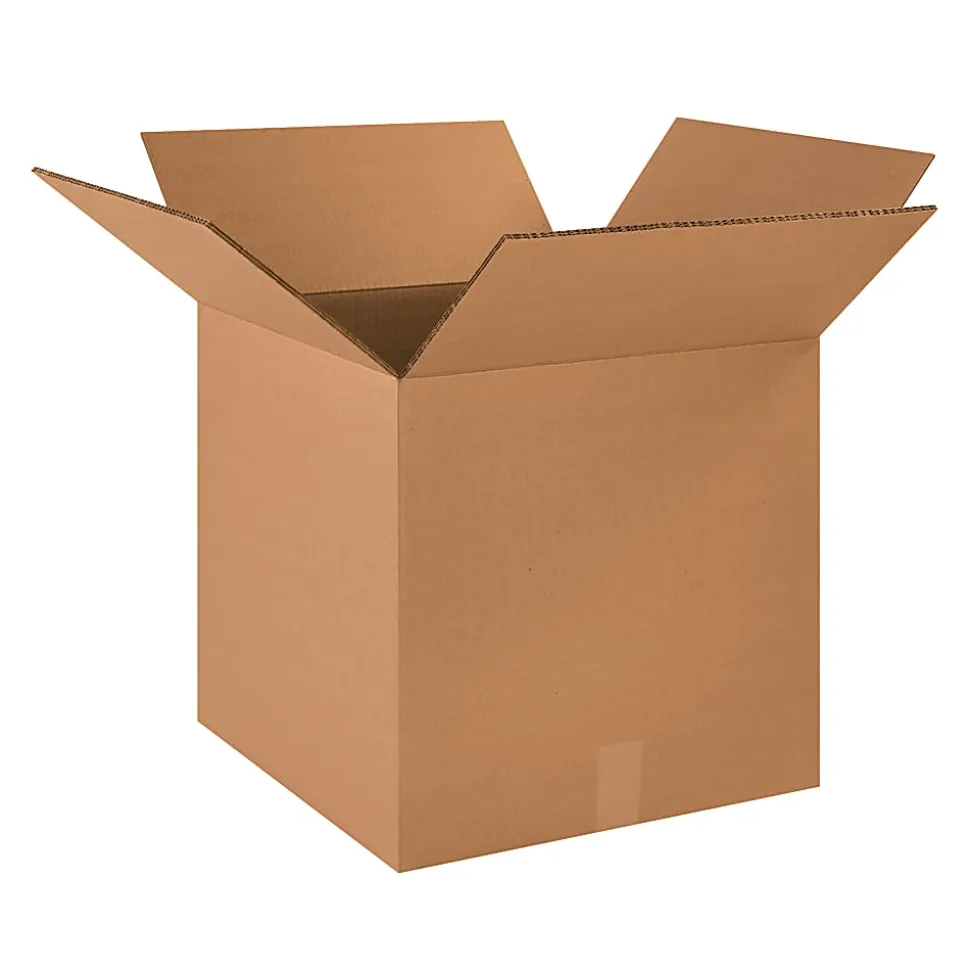 Partners Brand Double-Wall Corrugated Boxes, 18" x 18" x 18", Pack Of 10