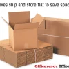 Partners Brand Double-Wall Heavy-Duty Corrugated Cartons, 32" x 32" x 32", Kraft, Box Of 5