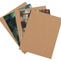 Partners Brand Heavy-Duty Chipboard Pads, 8 1/2" x 11", Kraft, Case Of 750
