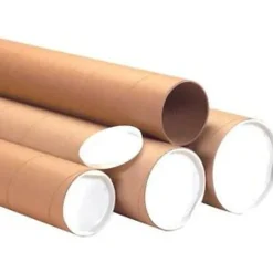 Partners Brand Heavy-Duty Kraft Mailing Tubes, 4" x 30", 80% Recycled, Kraft, Pack Of 12
