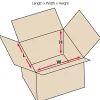 Partners Brand Heavy-Duty Single Wall Boxes, 6" x 6" x 6", Kraft, Pack Of 25